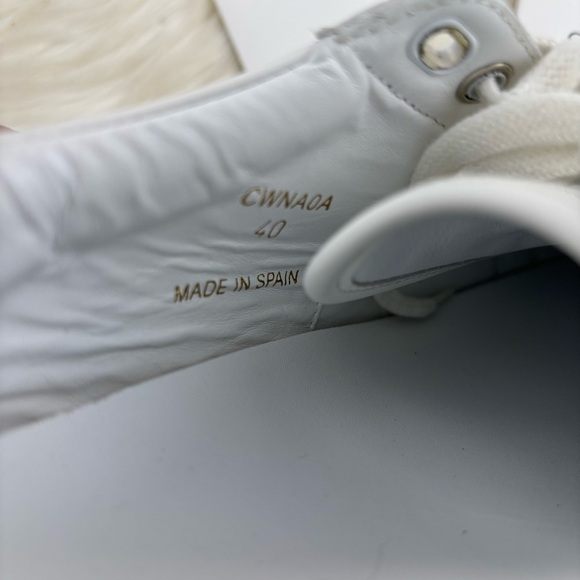 CELINE TRIOMPHE LEOPARD PRINT WHITE SNEAKERS
SIZE 40 
US 9.5 WOMANS - Picture 10 of 15